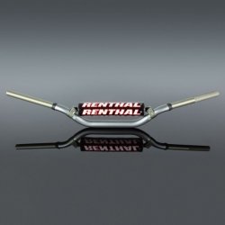 RENTHAL KIEROWNICA 1,1/8 CALA (28,6MM) MX TWINWALL 996 HANDLEBAR TANIUM VILLOPOTO / STEWART PADDED KOLOR TYTANOWY Z GĄBKĄ
