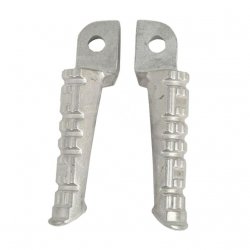 BIKETEC PARTS ZESTAW PODNÓŻKÓW (PODNÓŻKI) HYOSUNG GT 250R 04-17, GT 650R 04-17 KOLOR SREBRNY