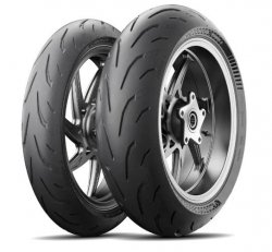 MICHELIN KOMPLET OPON CAI988009/25) 120/70ZR17 POWER 6 (58W) M/C TL PRZÓD DOT 2025 + (CAI691318/25) 180/55ZR17 POWER 6 (73W) M/C