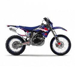 BLACKBIRD KOMPLET NAKLEJEK (OKLEIN) YAMAHA WR 250F 07-14, WR 450F 07-11 DREAM 5 KOLOR NIEBIESKI CZARNY