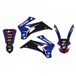 BLACKBIRD WYPRZEDAŻ KOMPLET NAKLEJEK (OKLEIN) YAMAHA WR 250F 07-14, WR 450F 07-11 DREAM 4 KOLOR NIEBIESKI CZARNY