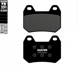 GALFER KLOCKI HAMULCOWE KH304 PÓŁMETALICZNE BMW K 1200 LT (97-09) TYŁ