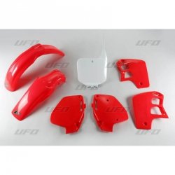 UFO KOMPLET PLASTIKÓW HONDA CR 500 91-94 KOLOR OEM 92-94 (CZERWONY/BIAŁY) (HO090E999W)