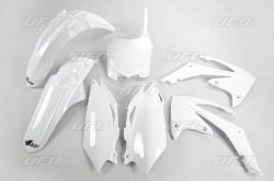 UFO KOMPLET PLASTIKÓW HONDA CRF 450 R 09-10, CRF 250 10 KOLOR BIAŁY (HO113E041)
