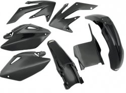 UFO KOMPLET PLASTIKÓW HONDA CRF 250R 11-13, CRF 450R 11-12 KOLOR CZARNY (HO114E001)