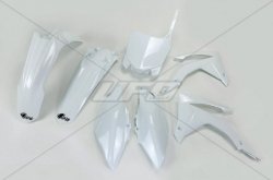 UFO KOMPLET PLASTIKÓW HONDA CRF 450R 13-16, CRF 250R 14-17 KOLOR BIAŁY(HO116E041)