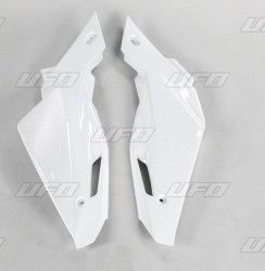 UFO BOCZKI TYLNE HUSQVARNA TC/TE 08-12 KOLOR BIAŁY