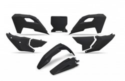 UFO KOMPLET PLASTIKÓW HUSQVARNA TC 125 / 250 23-24, FC 250 / 350 / 450 23-24, FX 350 / 450 23-24, TX 300 24, KOLOR CZARNY