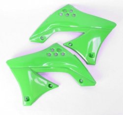 UFO OSŁONY CHŁODNICY KAWASAKI KXF 450 09-11 KOLOR ZIELONY