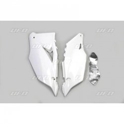 UFO BOCZKI TYLNE KAWASAKI KXF 450 19-23 , KXF 250 21-24 KOLOR BIAŁY