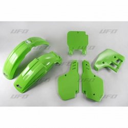 UFO KOMPLET PLASTIKÓW KAWASAKI KX 125 89, KOLOR ZIELONY (KA197E026)