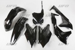 UFO KOMPLET PLASTIKÓW KAWASAKI KXF 250 17 KOLOR CZARNY (KA224E001)