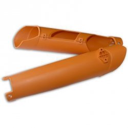 UFO OSŁONY TELESKOPÓW ( AMORTYZATORÓW ) PRZEDNICH KTM SX /SXF 07-14, EXC 08-15 KOLOR POMARAŃCZOWY OEM 7800109410004