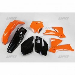 UFO KOMPLET PLASTIKÓW KTM SX/SXF 03 KOLOR OEM (POMARAŃCZOWY/CZARNY) (KT501BE999)
