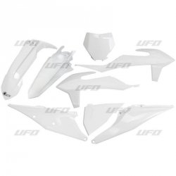 UFO KOMPLET PLASTIKÓW KTM SX 125/150/250 19-22, SXF (SX-F) 250/350/450 19-22 KOLOR KOLOR BIAŁY (KT522E047)