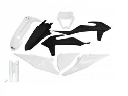 UFO KOMPLET PLASTIKÓW (FULL KIT) Z OSŁONAMI TELESKOPÓW (AMORTYZATORÓW) KTM EXC 125 20-21, EXC 250 / 300 TPI 20-23, EXC-F 250 / 3