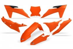 UFO KOMPLET PLASTIKÓW KTM SX 125 / 250 / 300 TBI 23-24, SX-F 250 / 350 / 450 23-24 KOLOR POMARAŃCZOWY