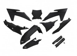UFO KOMPLET PLASTIKÓW (FULL KIT) Z OSŁONAMI TELESKOPÓW (AMORTYZATORÓW) KTM SX 125 / 250 / 300 TBI 23-24, SX-F 250 / 350 / 450 23