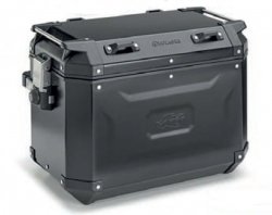 KAPPA 2025/05 KUFER BOCZNY 48L MONOKEY CAM SIDE KVG48B KVOYAGER ALUMINIOWY LEWY KOLOR CZARNY ANODOWANY BLACK LINE