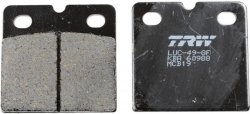 TRW ZF KLOCKI HAMULCOWE KH18 ORGANIC BMW R 80 GS / RT K1 / K 100 LT / RS 80-92, TRIUMPH BONNEVILLE 87-, PRZÓD/TYŁ