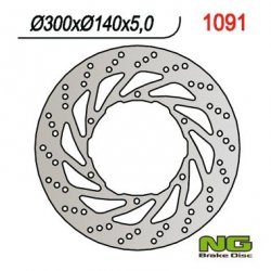 NG TARCZA HAMULCOWA PRZÓD APRILIA ETV 1000 CAPONORD 01-07 (300X140X5)(6X8,5MM)