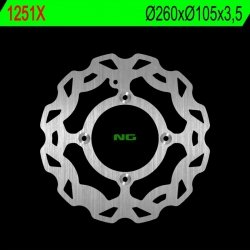 NG TARCZA HAMULCOWA PRZÓD BETA 125RR (4T) 08-22, RR125 (2T)19-22, RR50 WAVE (260X105X3.5)
