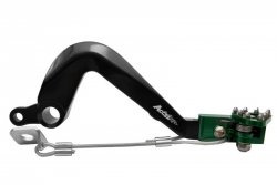 ACCEL DŹWIGNIA HAMULCA NOŻNEGO KAWASAKI KX 80/ KX 100 01-18 KOLOR ZIELONY - PROMOCJA