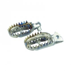 SCAR RACING PODNÓŻKI PEGI TYTANOWE GRIPPER KTM 85 SX 25, 125 - 300 SX 23-25, 250 - 450 SXF 23-25, HUSQVARNA 125 - 250 TC 23-25, 