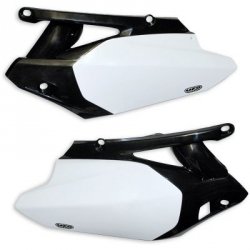 UFO BOCZKI TYLNE YAMAHA YZF 450 10-13 KOLOR BIAŁY