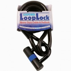 Oxford linka Loop Lock ze wzmocnionej stali z kłódką 1,8m