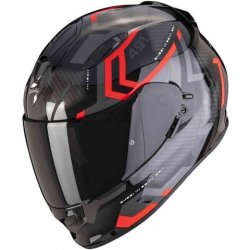 SCORPION KASK EXO-491 SPIN BLACK-RED