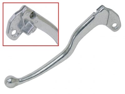 PSYCHIC DŹWIGNIA SPRZĘGŁA YAMAHA TZR 50 03-08, MT-03 660 05-11, BT 1100 BULLDOG 02-06 (OEM: 5YK-H3912-00) KOLOR SREBRNY (DSY31SN