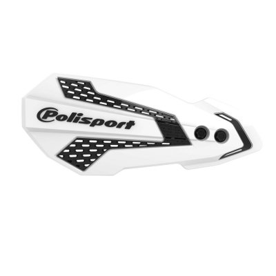 POLISPORT OSŁONY RĄK (LISTKI) MODEL MX FLOW Z UNIWERSALNYM ZESTAWEM MONTAŻOWYM YAMAHA YZ/YZF '04-07' KOLOR BIAŁO CZARNY 