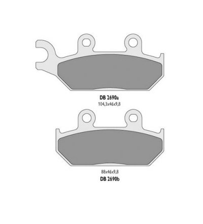 DELTA BRAKING klocki hamulcowe przód YAMAHA XT600 92-03, XT660 91-98
