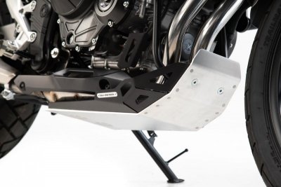 OSŁONA SILNIKA PŁYTA POD SILNIK SW-MOTECH HONDA CB500X (18-) NX500 (23-) BLACK/SILVER
