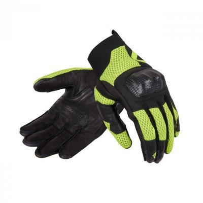 RĘKAWICE MOTOCYKLOWE REBELHORN GAP 3 BLACK, FLUO YELLOW 5XL