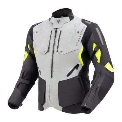 KURTKA TEKSTYLNA REBELHORN HIKER IV BLACK/GREY/FLUO YELLOW L