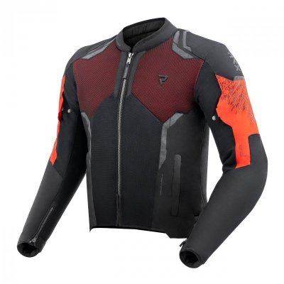 KURTKA TEKSTYLNA REBELHORN JAX BLACK/RED 4XL