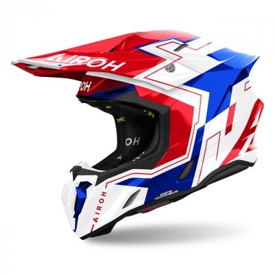 KASK AIROH TWIST 3 DIZZY BLUE/RED GLOSS XXL