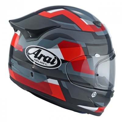 KASK ARAI QUANTIC ABSTRACT RED L
