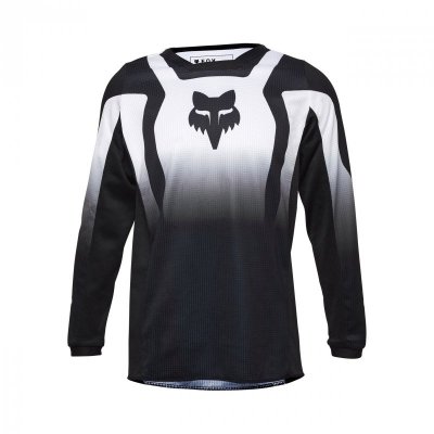 BLUZA FOX JUNIOR 180 LEAN BLACK/WHITE YXL