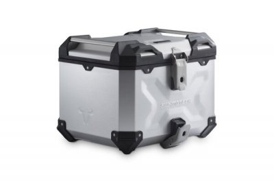 ZESTAW KUFRA CENTRALNEGO TRAX ADV SW-MOTECH HONDA NC 750X/750S (16-) SILVER