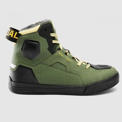 BUTY MOTOCYKLOWE REBELHORN VANDAL 2 OLIVE GREEN, BLACK, ORANGE 42