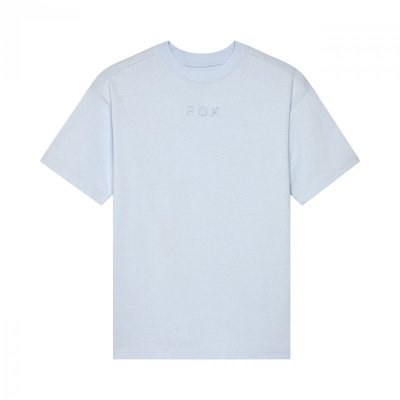 T-SHIRT FOX LADY WORDMARK OS PALE BLUE S