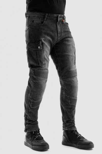 SPODNIE JEANS REBELHORN VANDAL MONOLAYER WASHED BLACK W40L34
