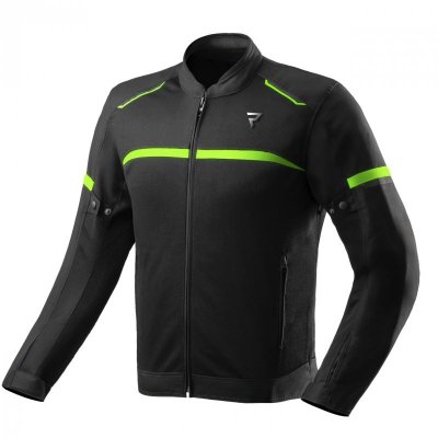 KURTKA TEKSTYLNA REBELHORN ECHO BLACK/FLUO YELLOW 5XL
