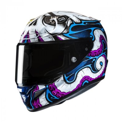 KASK HJC RPHA12 KRAKEN WHITE/BLUE XXL