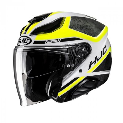 KASK HJC F31 CERON BLACK/YELLOW S