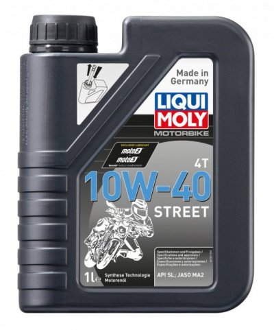 LIQUI MOLY Olej silnikowy półsyntetyczny do motocykli 10W40 Street 4T 1 litr