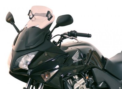 Szyba motocyklowa MRA HONDA CBF 600 S PC38/PC43 2004-, forma VTM, przyciemniana